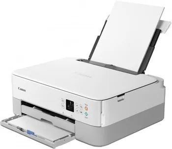 מדפסת משולבת אלחוטית Canon Pixma TS5351 - צבע לבן