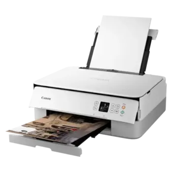 מדפסת משולבת אלחוטית Canon Pixma TS5351 - צבע לבן