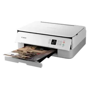 מדפסת משולבת אלחוטית Canon Pixma TS5351 - צבע לבן