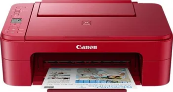 מדפסת הזרקת דיו משולבת אלחוטית Canon Pixma TS3352 - צבע אדום