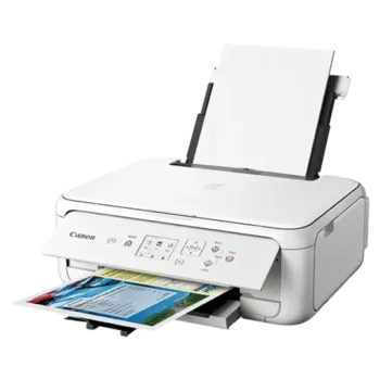 מדפסת ‏הזרקת דיו משולבת (3 ב-1) Canon Pixma TS5151 (צבע לבן)