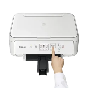 מדפסת ‏הזרקת דיו משולבת (3 ב-1) Canon Pixma TS5151 (צבע לבן)