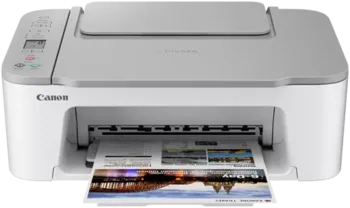 מדפסת הזרקת דיו משולבת CANON PIXMA TS3451 - צבע לבן
