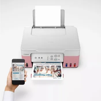 מדפסת הזרקת דיו משולבת (3 ב-1)CANON PIXMA G3430 - צבע ורוד