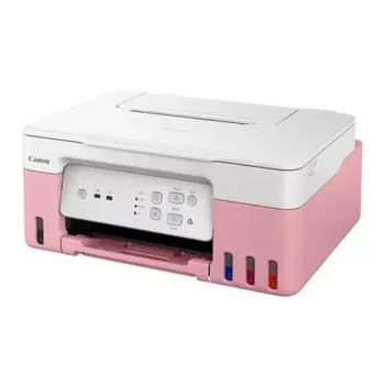 מדפסת הזרקת דיו משולבת (3 ב-1)CANON PIXMA G3430 - צבע ורוד