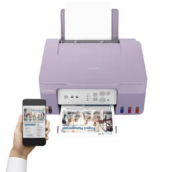 מדפסת הזרקת דיו משולבת (3 ב-1)CANON PIXMA G3430 - צבע סגול