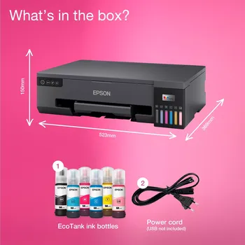 מדפסת A-3 הזרקת דיו פוטו Epson Eco Tank L18050 אפסון