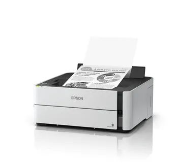 מדפסת עסקית הזרקת דיו Epson EcoTank M1180 ( שחור לבן, הדפסה בלבד) אפסון