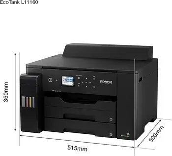 מדפסת 3-A הזרקת דיו Epson EcoTank L11160 (הדפסה בלבד) אפסון