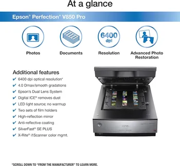 סורק פוטו EcoTank Perfection FF-680W Pro אפסון