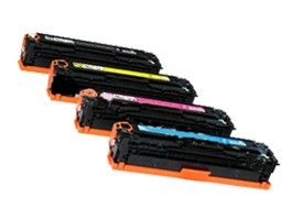 סט טונרים צבעוניים תואמי HP CB540A/1A/2A/3A