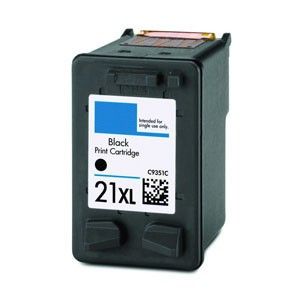 ראש דיו שחור תואם HP 21XL