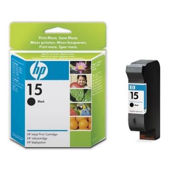ראש דיו מקורי שחור HP 15