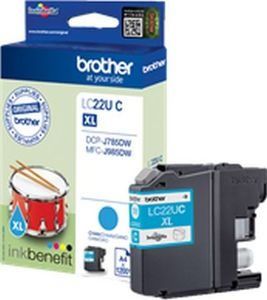 ראש דיו כחול מקורי Brother LC22UC