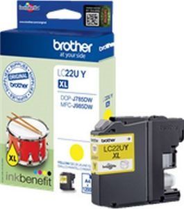ראש דיו צהוב מקורי Brother LC22UY