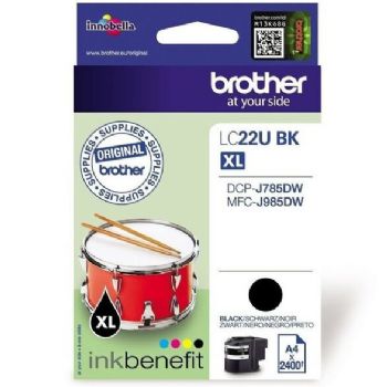 ראש דיו שחור מקורי Brother LC22UBK