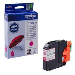 ראש דיו אדום גדול מקורי Brother LC-225XLM
