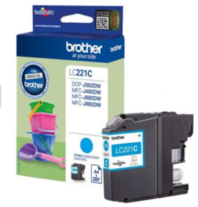 ראש דיו כחול מקורי Brother LC-221C