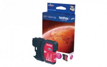 ראש דיו אדום גדול מקורי Brother LC-1100HYM