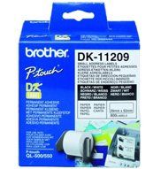 מדבקות מקוריות BROTHER DK-11209 (800 מדבקות גודל תווית 62 מ"מ29X מ"מ)