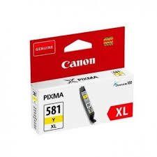 ראש דיו צהוב מקורי CANON CLI581XL Y קנון