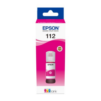 בקבוק דיו אדום מקורי EPSON 112 C13T06C34A