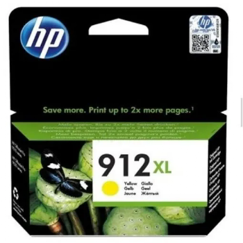 ראש דיו צהוב גדול מקורי HP 912XLY