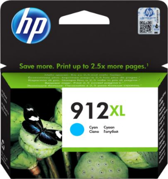 ‏ראש דיו כחול גדול מקורי HP 912XLC