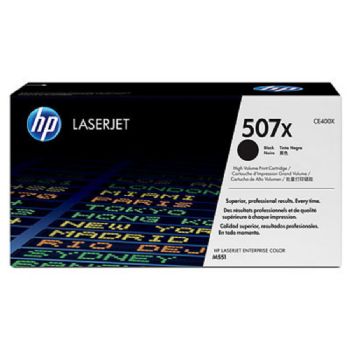 טונר שחור מקורי HP 507X CE400X (ל-11K)