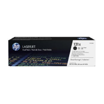 זוג טונרים שחורים (מקוריים) HP CF210X (ל-2.4K ליחידה)