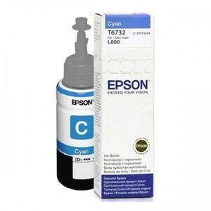 בקבוק דיו כחול מקורי Epson EcoTank T6732