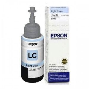 בקבוק דיו כחול בהיר מקורי Epson EcoTank T6735