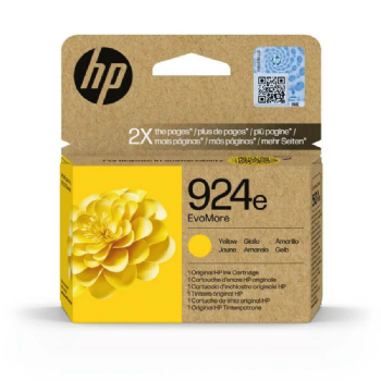 ראש דיו צהוב גדול מקורי HP 924E XL