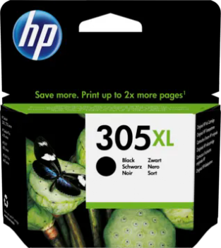 ראש דיו שחור גדול מקורי HP 305XL