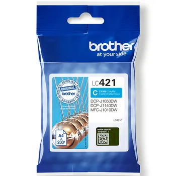 ראש דיו כחול מקורי Brother LC421C