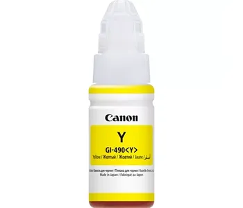 בקבוק דיו מקורי צהוב CANON GI490Y