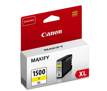 ראש דיו צהוב מקורי Canon PGI-1500XL Y