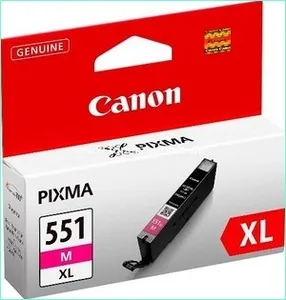 ראש דיו אדום מקורי גדול Canon CLI551MXL
