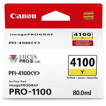 ראש דיו צהוב Canon PFI-4100