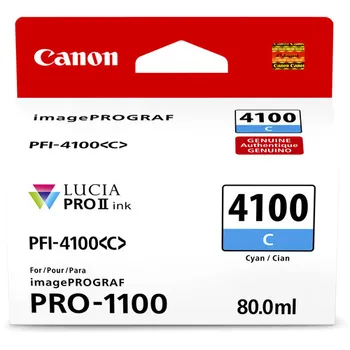 ראש דיו סיאן Canon PFI-4100