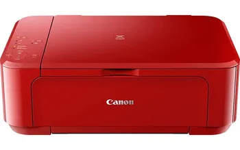 מדפסת הזרקת דיו משולבת (3 ב-1) ׁCANON PIXMA MG3650 - צבע אדום