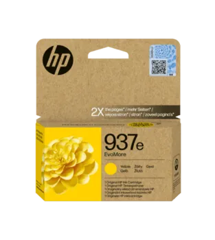 ראש דיו מקורי צהוב גדול HP 937E Y