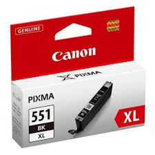 ראש דיו שחור מקורי גדול Canon CLI551BKXL