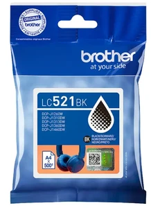ראש דיו מקורי שחור Brother LC-521BK