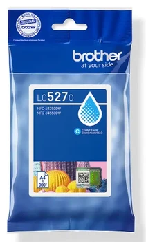 ראש דיו מקורי כחול Brother LC527C (ל- 900 דפים)
