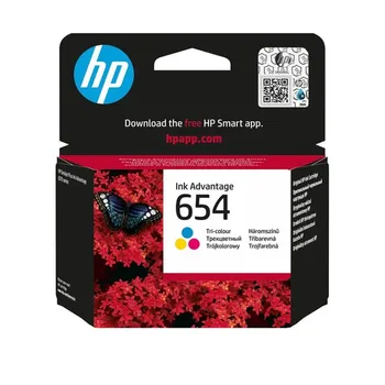 ראש דיו צבע מקורי HP 654