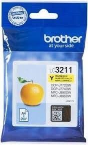 ראש דיו צהוב מקורי BROTHER LC-3211Y