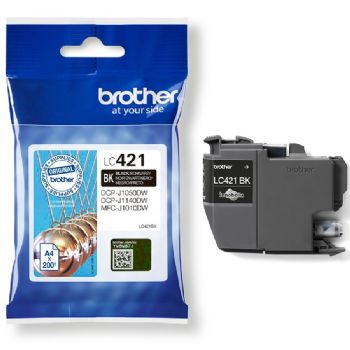 ראש דיו שחור מקורי Brother LC421BK