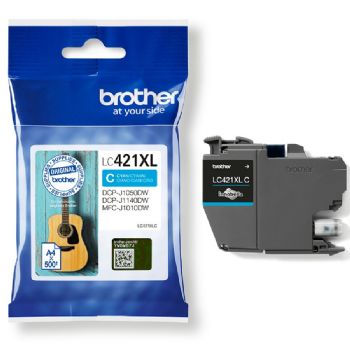 ראש דיו כחול גדול מקורי Brother LC421XLC